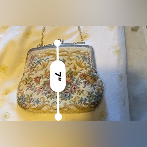 Antique Tapestry Micro Bead Purse - Picture 11 of 11